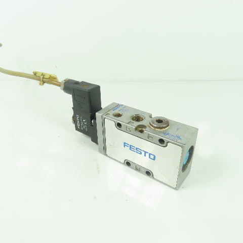 Festo MFH-5-1/4-B Pneumatic Solenoid Valve 2-10Bar 28-145PSI 24VDC Coil