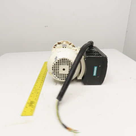 Siemens 1LA7106-4AS99ZS FU 2.2kW AC Electric Motor 3PH W/ 6SE621-1DD10ZC01 Drive