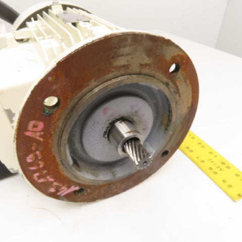 Siemens 1LA7106-4AS99ZS FU 2.2kW AC Electric Motor 3PH W/ 6SE621-1DD10ZC01 Drive