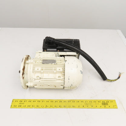 Siemens 1LA7106-4AS99ZS FU 2.2kW AC Electric Motor 3PH W/ 6SE621-1DD10ZC01 Drive