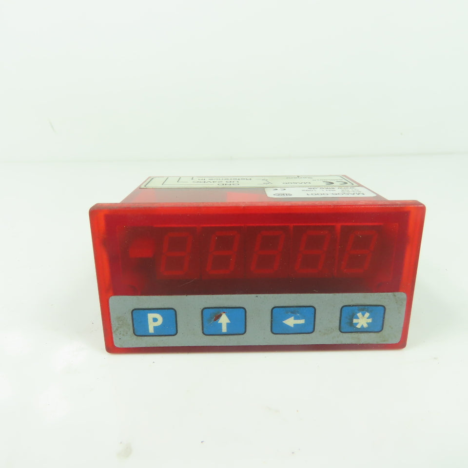 MA506-0001 LED 5-Digit Panel Meter Incremental Control Unit 24VDC