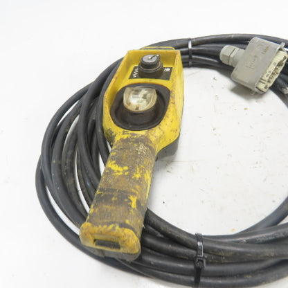 Telemecanique Control Station Pendant W/ Corset Cable 6-Pin Male Harting Plug