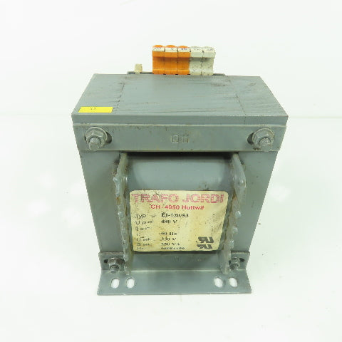 Trafo Jordi CH-4950 EI-120/53 Huttwil 250VA Transformer 480V pri 230V Sec