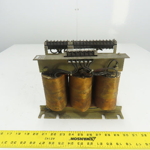 Fanuc A80L-0001-0272-03 Type 07217 2.5KVA 1Ph Transformer 200/220VPri 18/185VSec