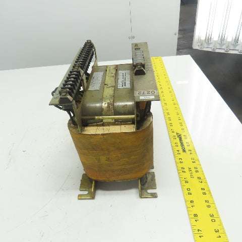 Fanuc A80L-0001-0272-03 Type 07217 2.5KVA 1Ph Transformer 200/220VPri 18/185VSec