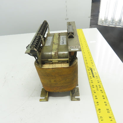 Fanuc A80L-0001-0272-03 Type 07217 2.5KVA 1Ph Transformer 200/220VPri 18/185VSec