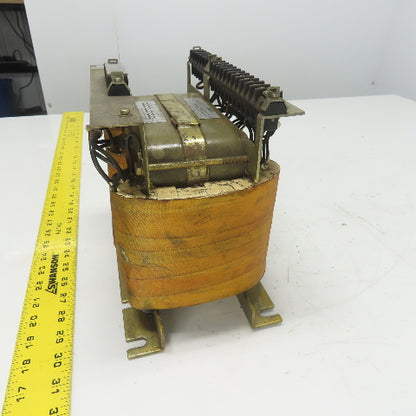 Fanuc A80L-0001-0272-03 Type 07217 2.5KVA 1Ph Transformer 200/220VPri 18/185VSec