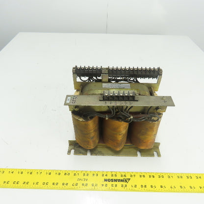 Fanuc A80L-0001-0272-03 Type 07217 2.5KVA 1Ph Transformer 200/220VPri 18/185VSec