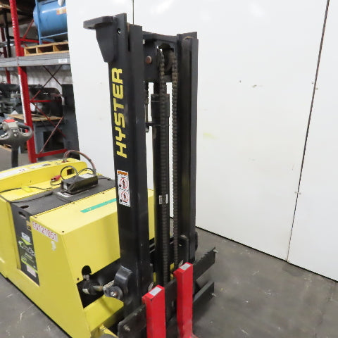 Hyster W40ZC 4000 Lb 24V Walkie High Lift Pallet Stacker 100" Lift -2020 Battery
