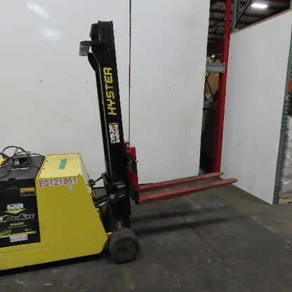 Hyster W40ZC 4000 Lb 24V Walkie High Lift Pallet Stacker 100" Lift -2020 Battery