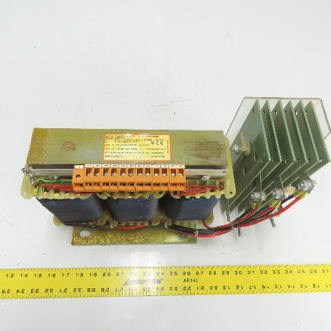Block B9811250 3Ph Power Supply Transformer 575/480/460/400V PRI 24VDC Sec