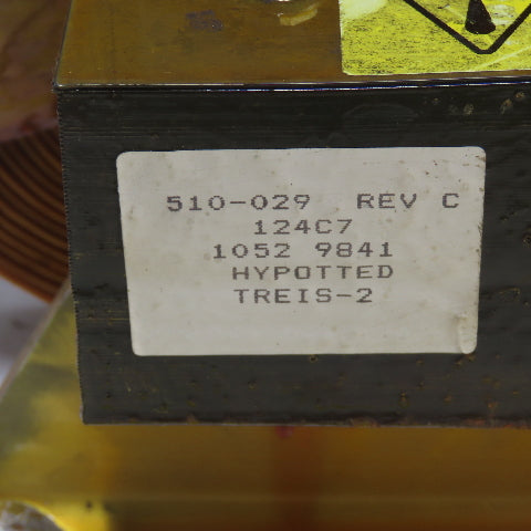 510-029 Hypotted Treis-2 Transformer Rev C 124C7 1052 9841