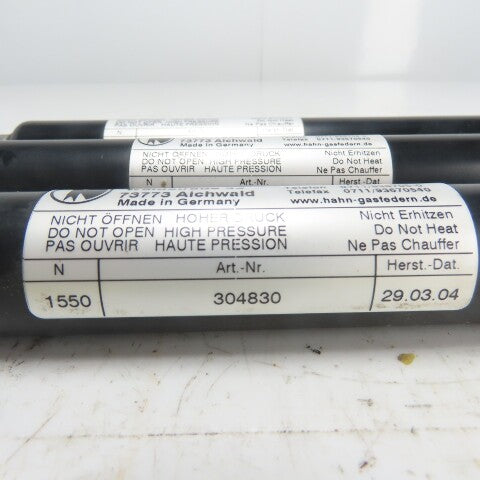 Hahn-Gasfedern 304830 / 304831 Gas Pressure Spring Cylinder Lot Of 3