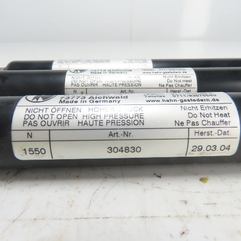 Hahn-Gasfedern 304830 / 304831 Gas Pressure Spring Cylinder Lot Of 3