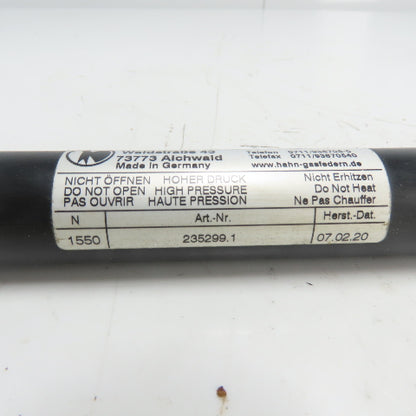 Hahn-Gasfedern 235299.1 Gas Pressure Spring Cylinder