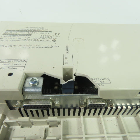 Siemens 1P 6AV3 617-1JC20-0AX1 Simatic OP17 Operator Control Panel 24VDC