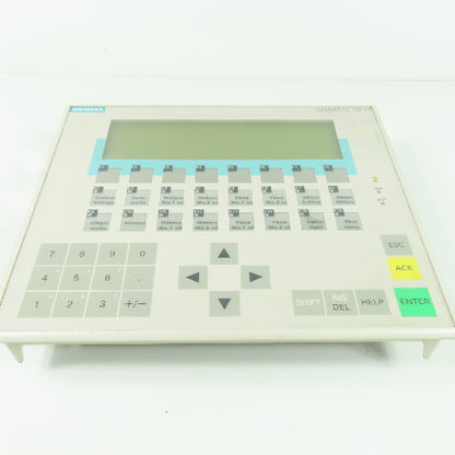 Siemens 1P 6AV3 617-1JC20-0AX1 Simatic OP17 Operator Control Panel 24VDC