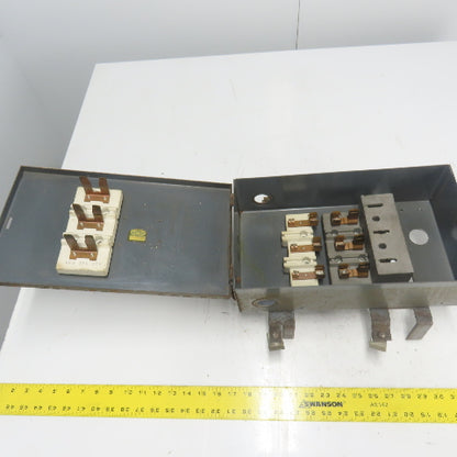 Federal Noark PP 233 Fusible Buss Plug 230VAC 3HP 3-Pole