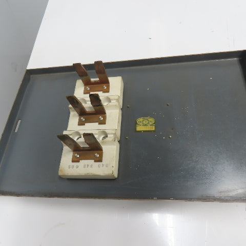 Federal Noark PP 233 Fusible Buss Plug 230VAC 3HP 3-Pole