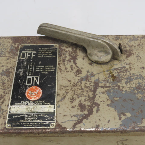 Federal Noark WCBF 1536 15A 3-Pole Plug-In Circuit Breaker Bus Plug Switch