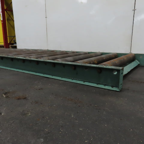 Roach 30" x 120" Long Gravity Steel Roller Conveyor 2.5" OD 6" Centers 27" BF
