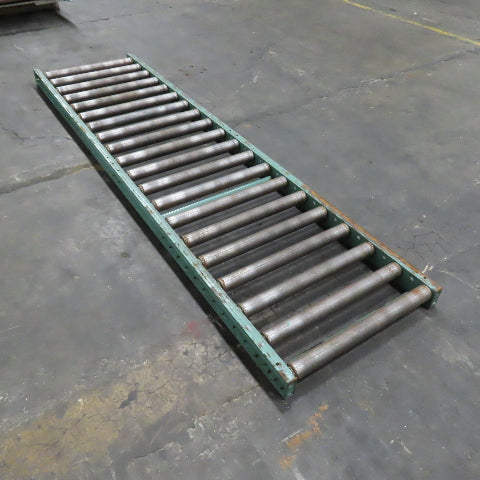 Roach 30" x 120" Long Gravity Steel Roller Conveyor 2.5" OD 6" Centers 27" BF