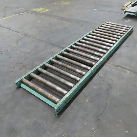 Roach 30" x 120" Long Gravity Steel Roller Conveyor 2.5" OD 6" Centers 27" BF