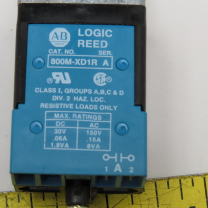 Allen Bradley 800M-XD1R Logic Reed Contact Block 22mm Push Button Switch