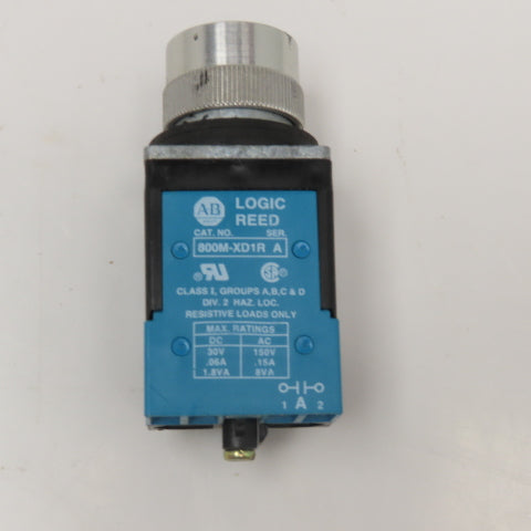 Allen Bradley 800M-XD1R Logic Reed Contact Block 22mm Push Button Switch