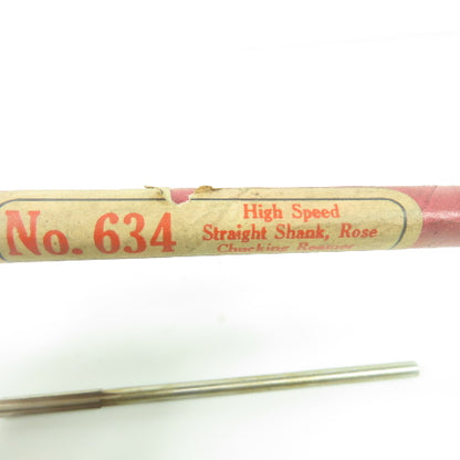 Cleveland Twist Drill Co. No. 634 6-Flute Straight Chucking Reamer .279" 6" OAL
