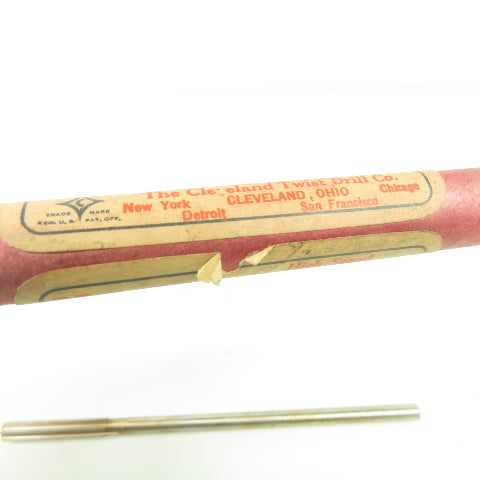 Cleveland Twist Drill Co. No. 634 6-Flute Straight Chucking Reamer .279" 6" OAL