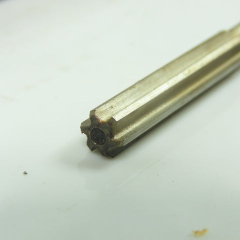 Cleveland Twist Drill Co. No. 634 6-Flute Straight Chucking Reamer .279" 6" OAL