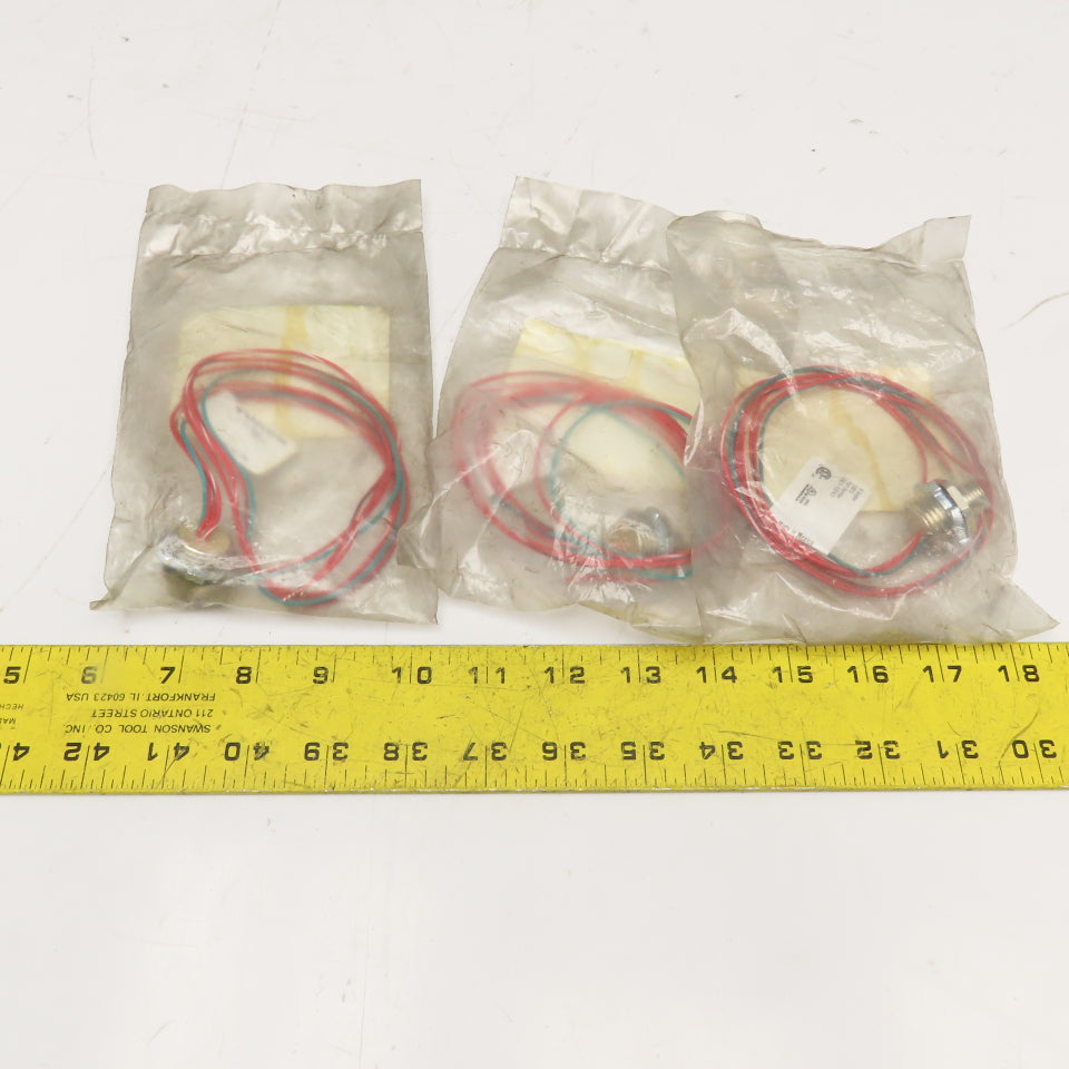 Turck FSB4-0.5/14.5 MicroFast Actuator Sensor Receptacle Cordset Lot Of 3