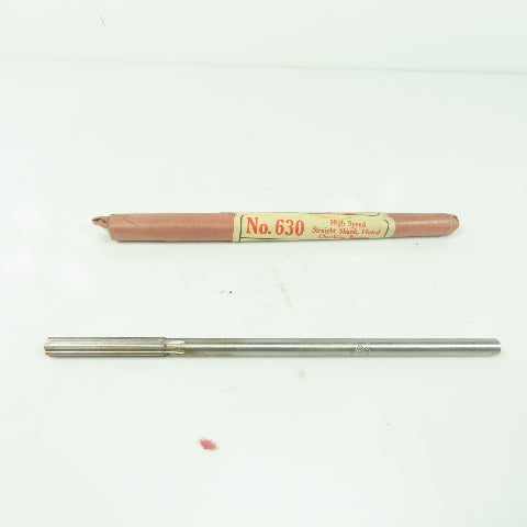 Cleveland Twist Drill Co. No. 630 6-Flute Straight Chucking Reamer 17/64" 6" OAL