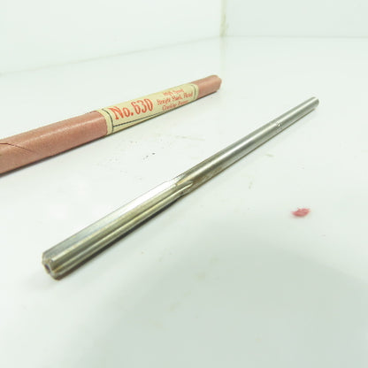 Cleveland Twist Drill Co. No. 630 6-Flute Straight Chucking Reamer 17/64" 6" OAL