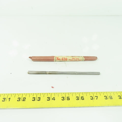 Cleveland Twist Drill Co. No. 630 6-Flute Straight Chucking Reamer 17/64" 6" OAL