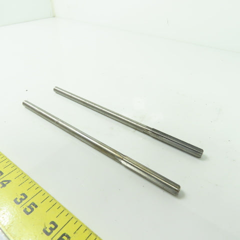 Cleveland Twist Drill Co. 6-Flute Straight Chucking Reamer 17/64" 6"OAL Lot Of 2