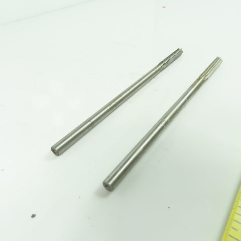 Cleveland Twist Drill Co. 6-Flute Straight Chucking Reamer 17/64" 6"OAL Lot Of 2