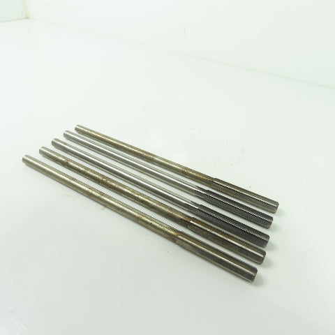 6-Flute Straight Chucking Reamer 17/64" 6" OAL Lot Of 5