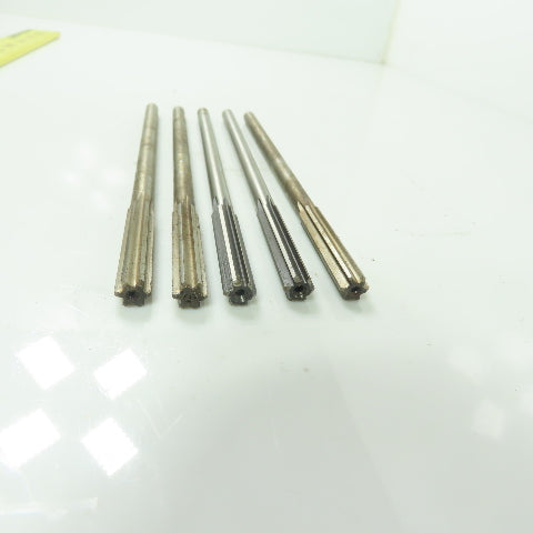 6-Flute Straight Chucking Reamer 17/64" 6" OAL Lot Of 5