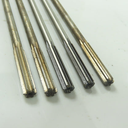 6-Flute Straight Chucking Reamer 17/64" 6" OAL Lot Of 5