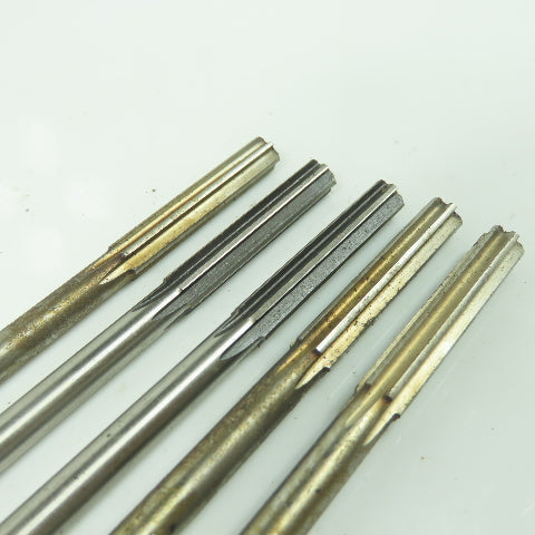 6-Flute Straight Chucking Reamer 17/64" 6" OAL Lot Of 5