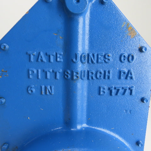 Tate Jones B1771 6" NPT Threaded Manual Slide Blast Gate Valve
