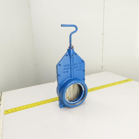 Tate Jones B1771 6" NPT Threaded Manual Slide Blast Gate Valve