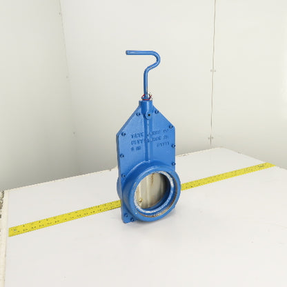 Tate Jones B1771 6" NPT Threaded Manual Slide Blast Gate Valve