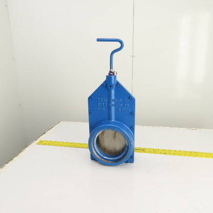 Tate Jones B1771 6" NPT Threaded Manual Slide Blast Gate Valve