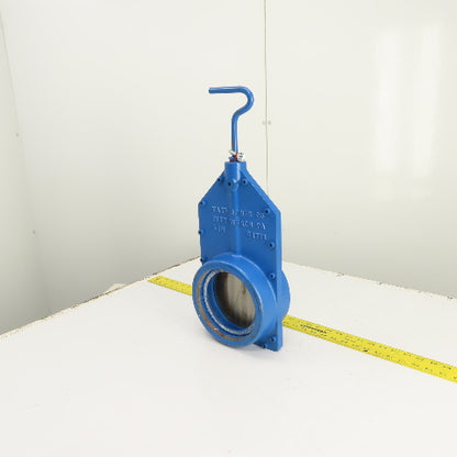 Tate Jones B1771 6" NPT Threaded Manual Slide Blast Gate Valve