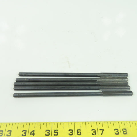 Morse HS 279 6-Flute Straight Chucking Reamer 17/64" 6" OAL Lot Of 5