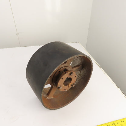 TB Woods RRX 12" x 6-3/8" Standard Duty Crowned Face Drum Drive Pulley Flat Belt