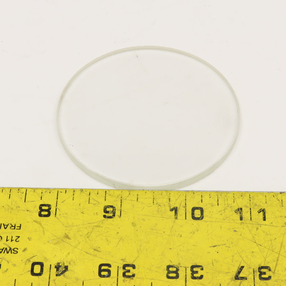 17997 Borosilicate Pyrex Sight Glass 3-1/16" Diam. X 3/16"
